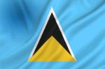 Vlag St. Lucia - 100x150cm Spun-Poly